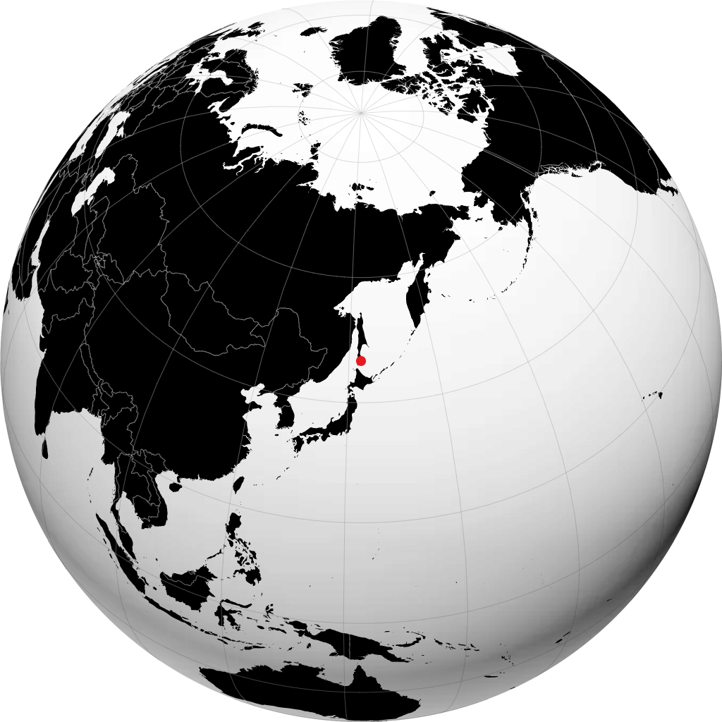 지구본에서 코르사코프