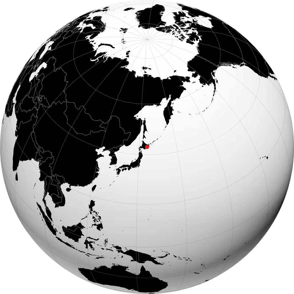 지구본에서 쿠시로