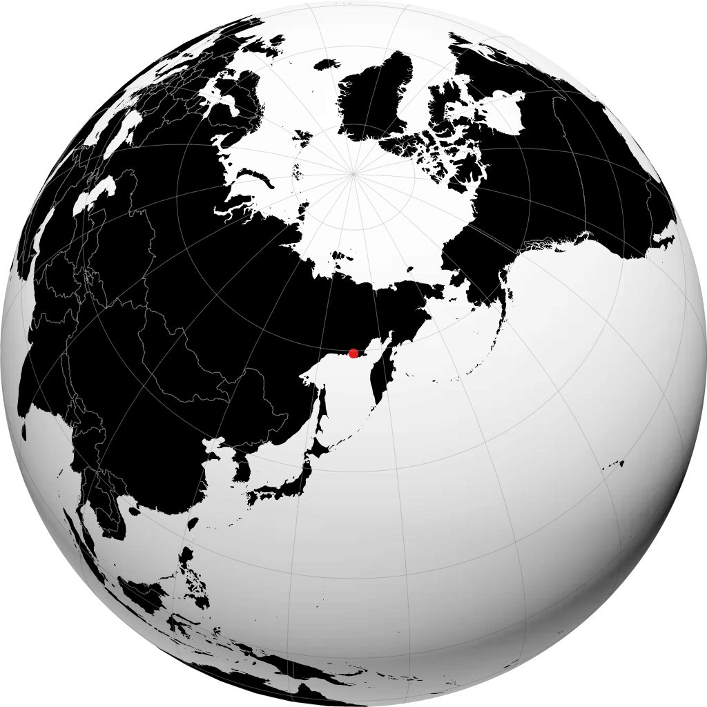 지구본에서 마가단