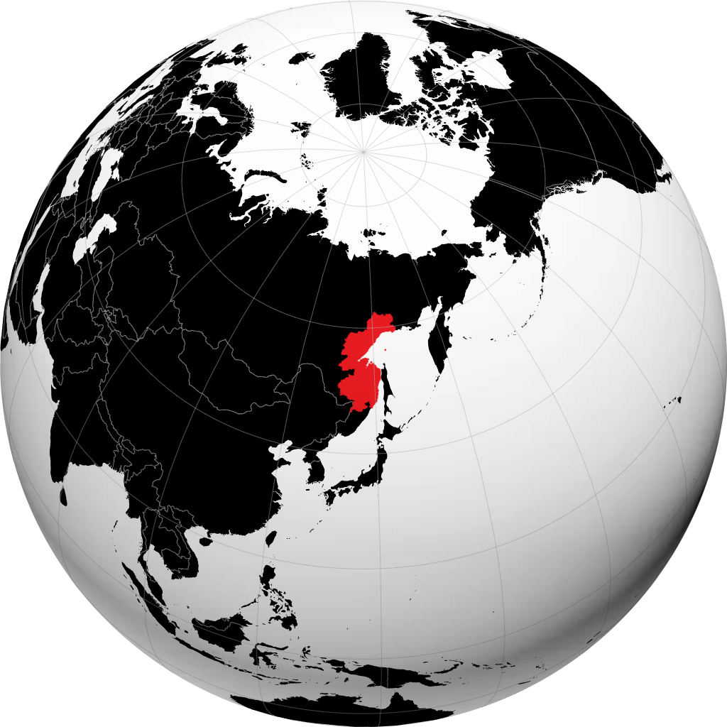 지구본에서 하바롭스크 지방