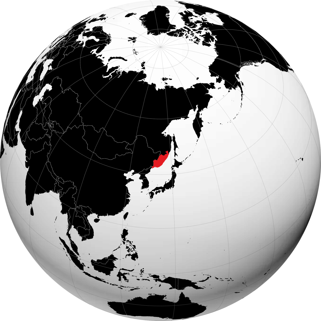 지구본에서 프리모르스키 지방