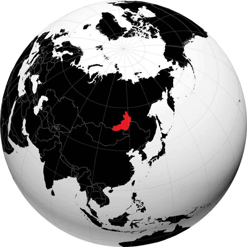 지구본에서 자바이칼 지방