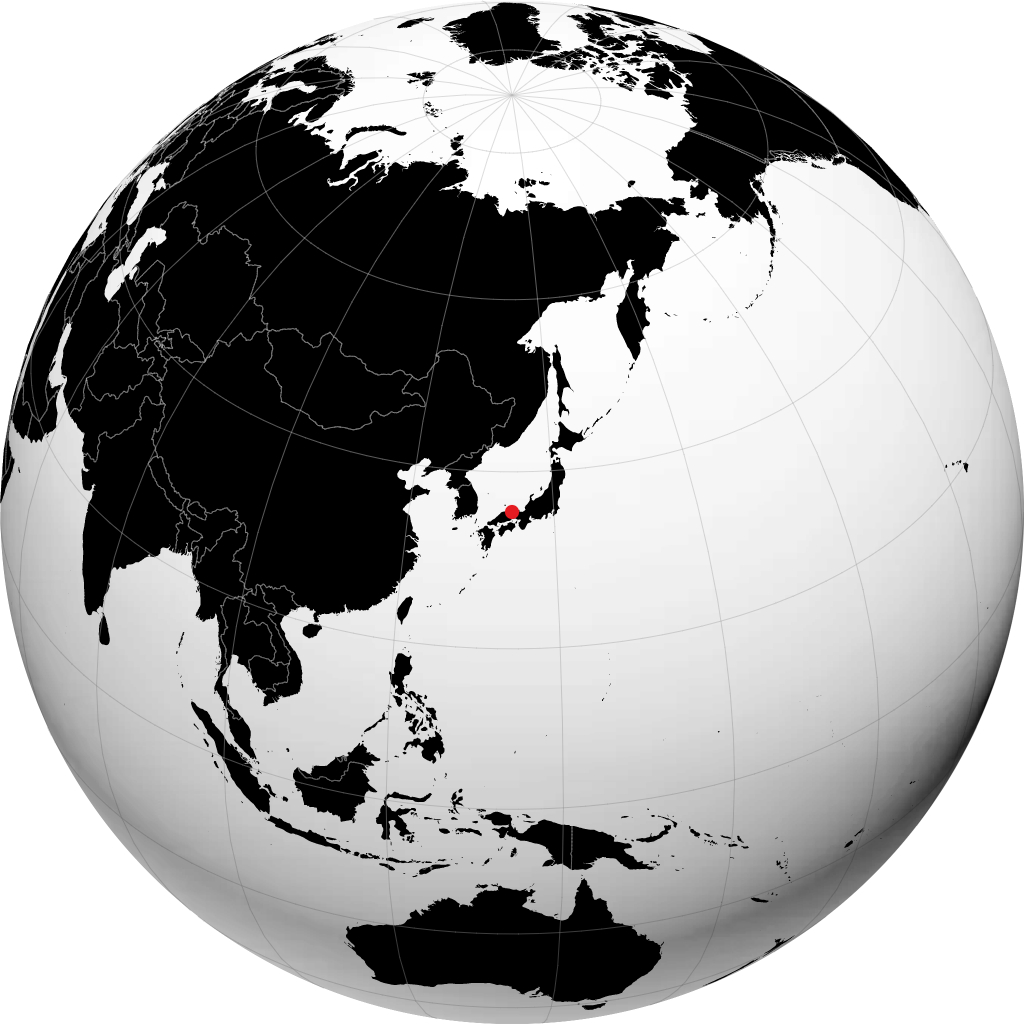 지구본에서 돗토리시