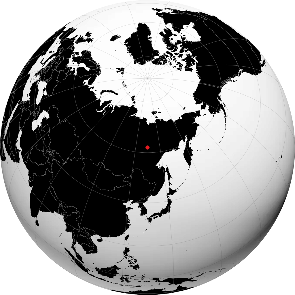 지구본에서 야쿠츠크